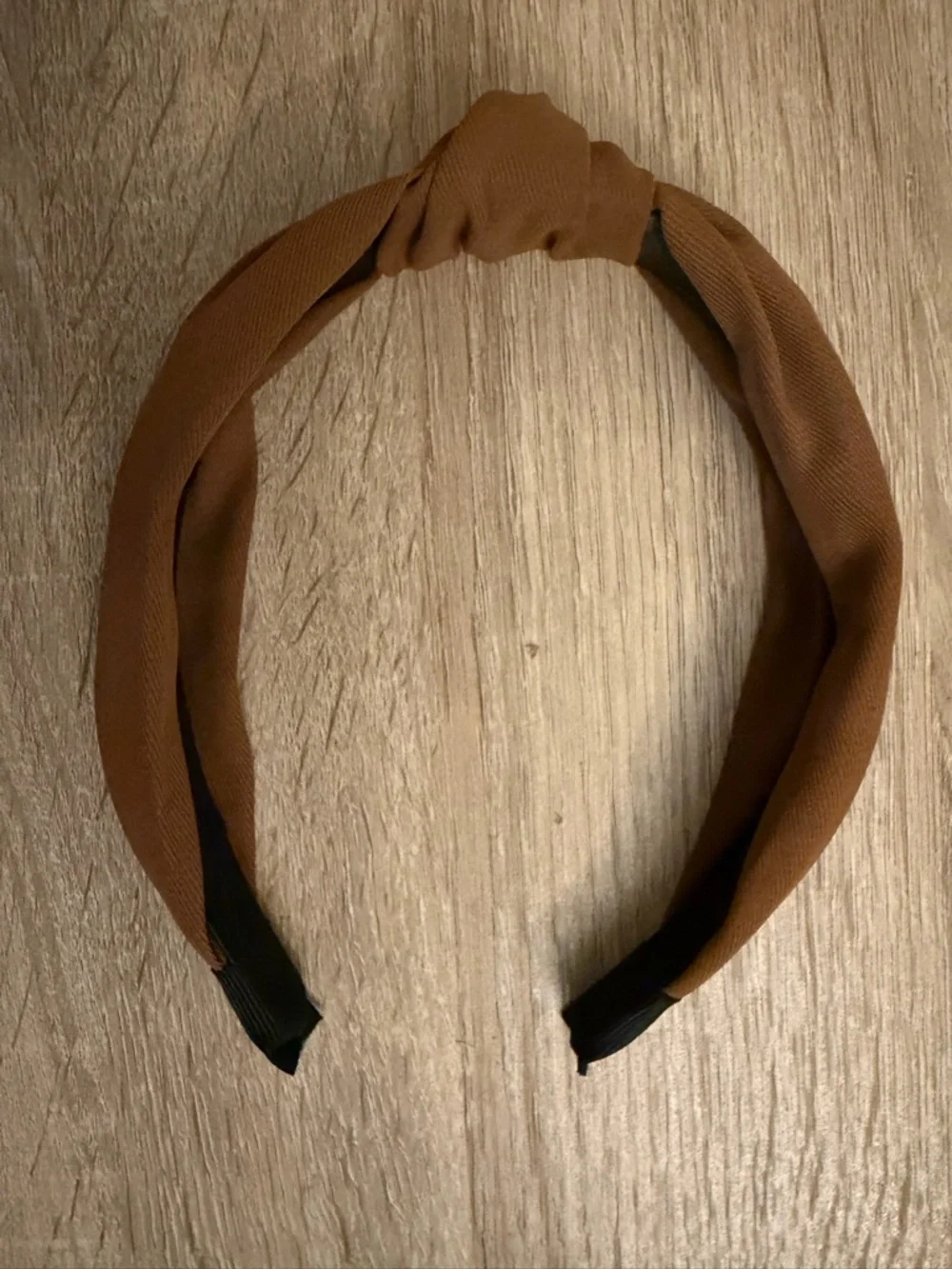 Classic Non-Slip Knotted Headband Coffee Color